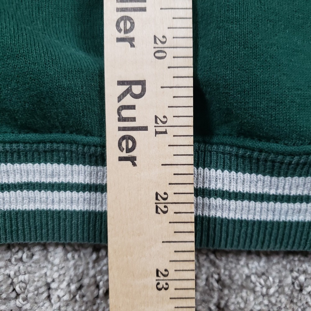 Vintage 90s MICKEY MOUSE Sweatshirt Mens Medium Green Disney Genus Made in USA - Picture 13 of 16
